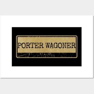 Aliska, text black retro - Porter Wagoner Posters and Art